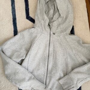 Lululemon Gray Zip-Up Hoodie
